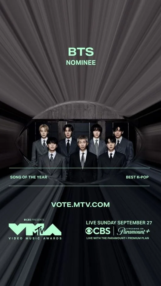 방탄소년단, '2026 MTV VMA' 대상 받을까..'올해의 노래' 후보 지명
