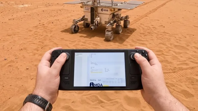 Steam Deck em Marte? Airbus usa portátil da Valve para controlar rover ExoMars