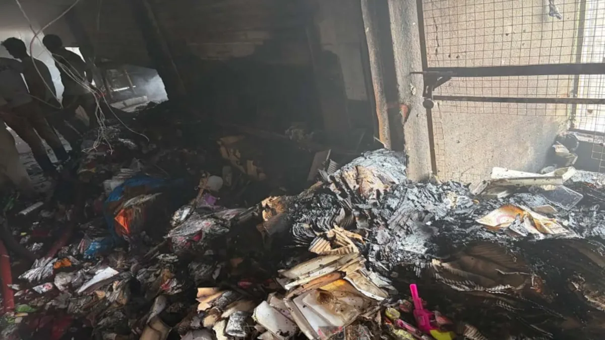 Massive Fire At Jaipur's UNESCO-Recognised Parkota Bazar
