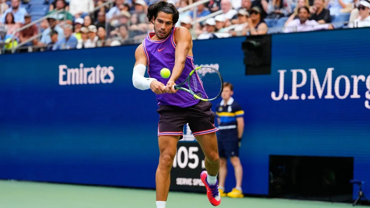 Alcaraz opens US Open title defence against Safiullin, Williams plays Kenin