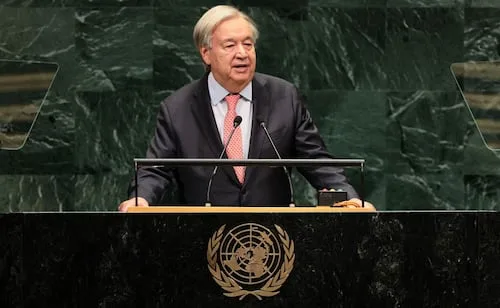António Guterres alerta sobre una "gran fractura" global; pide cooperación internacional para evitar bloques enfrentados