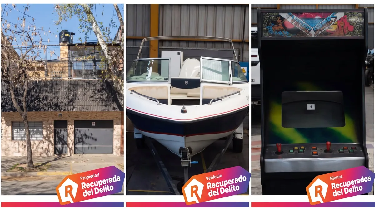 Desde una casa a lanchas y arcades: los bienes de lujo incautados al delito que se subastaron en Santa Fe