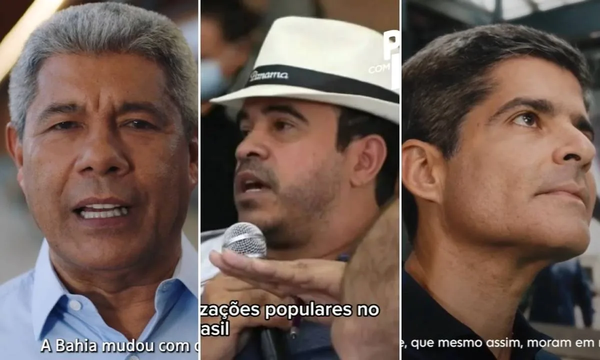 Jerônimo destaca origem indígena, Mansur cola em Lula e ACM Neto usa imagem do avô no 1º dia de campanha em TV e rádio