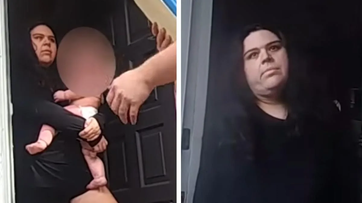 Justine May: Mother charged over deaths of her young children seen on police bodycam during welfare check