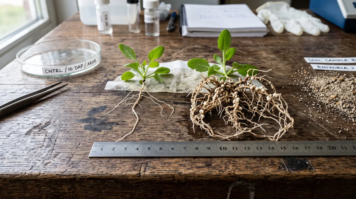 Raízes mudam por dentro quando faltam nutrientes: micróbios ajudam plantas a remodelar a própria anatomia para sobreviver
