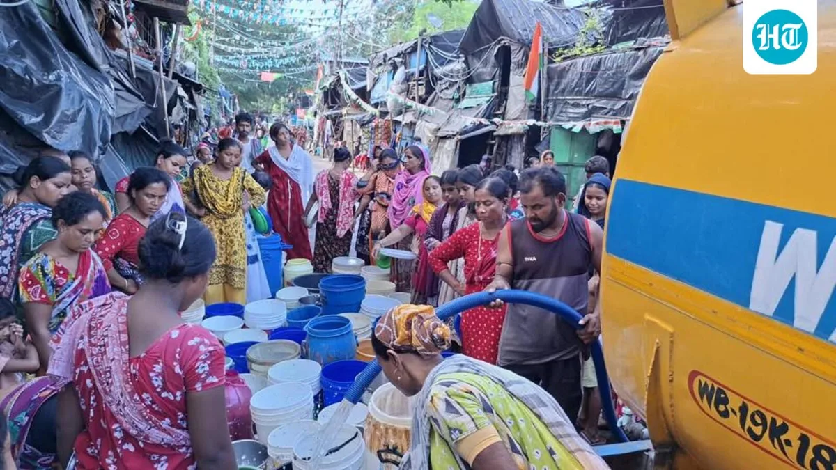 5,000 residents without water for 50 days amid Bengal’s Jyotinagar eviction row