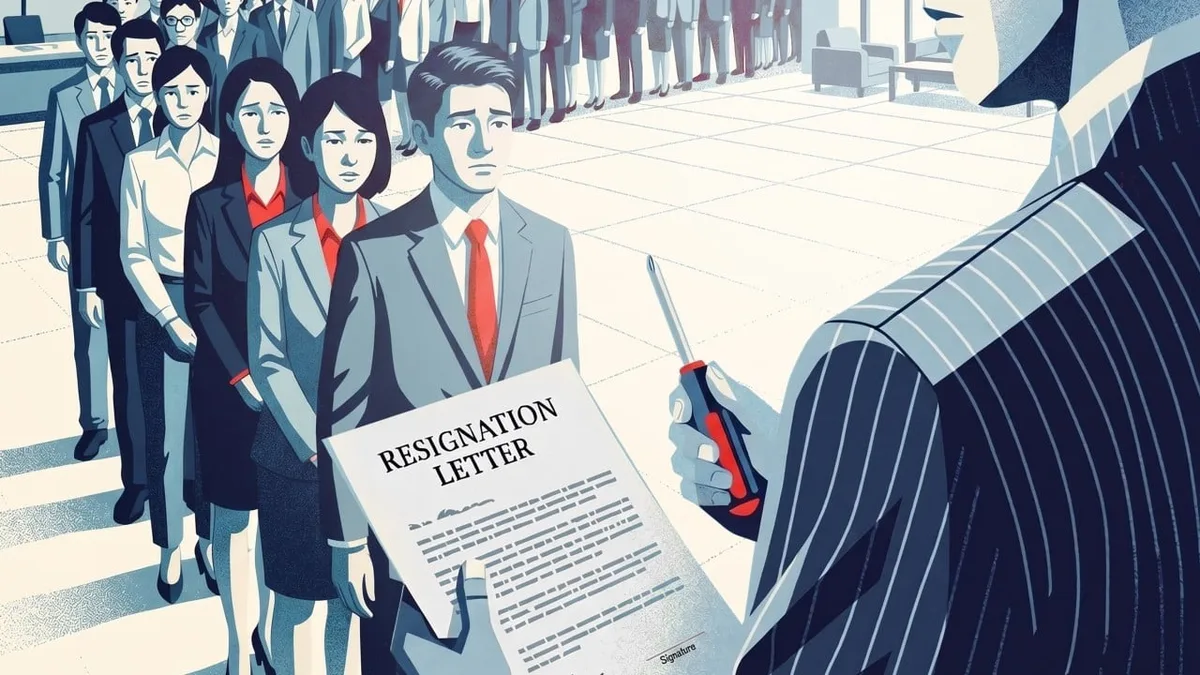 How one company’s choice – resignation or the factory – left China’s young workers floored