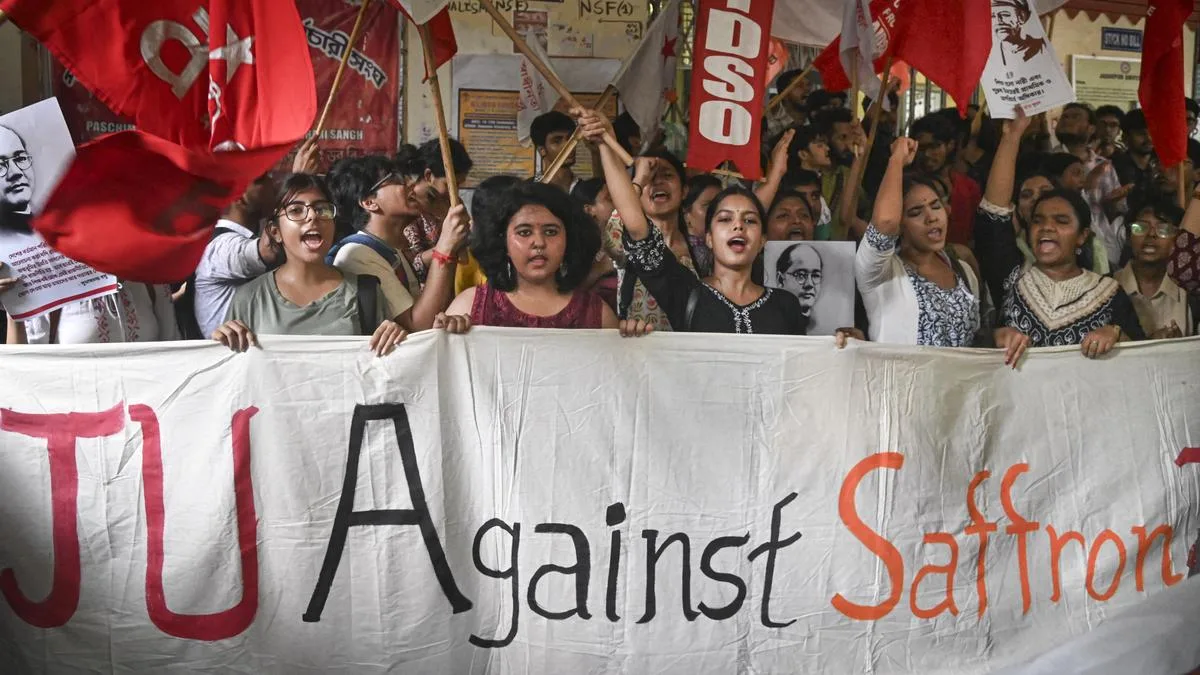 Bengal Minister Dilip Ghosh threatens ‘surgical strikes’ on Jadavpur University amid ABVP-SFI face-off