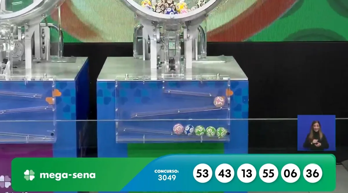 Mega-Sena 3049 acumula e prêmio vai a R$ 25 milhões; veja os números sorteados