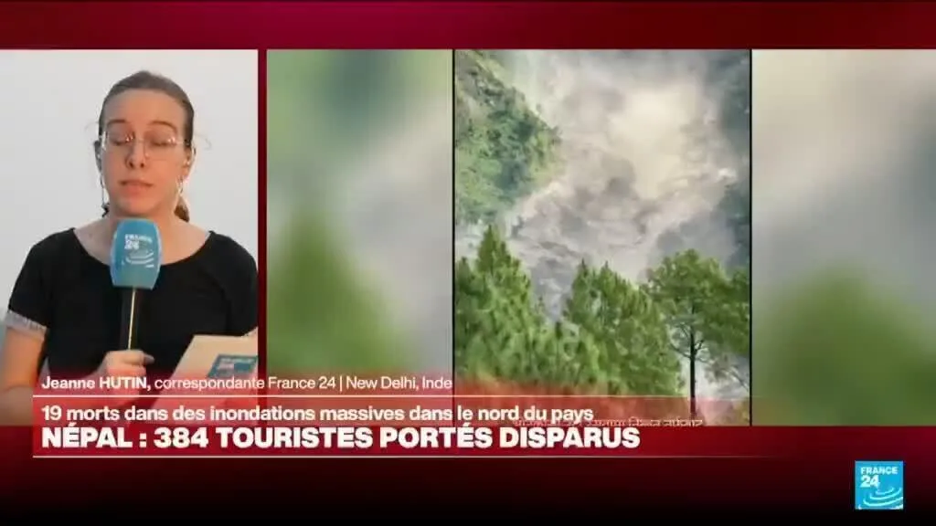 Inondations au Népal : les autorités sans nouvelles de 384 touristes