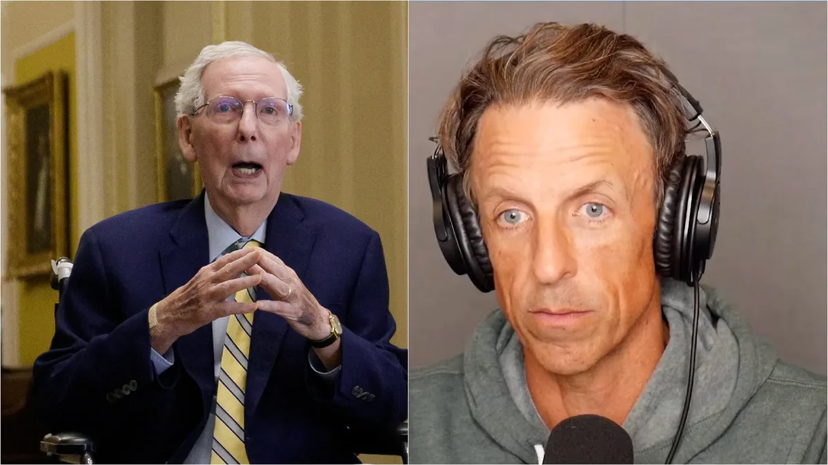 Seth Meyers Exposes Mitch McConnell’s Bizarre ‘Power Play’