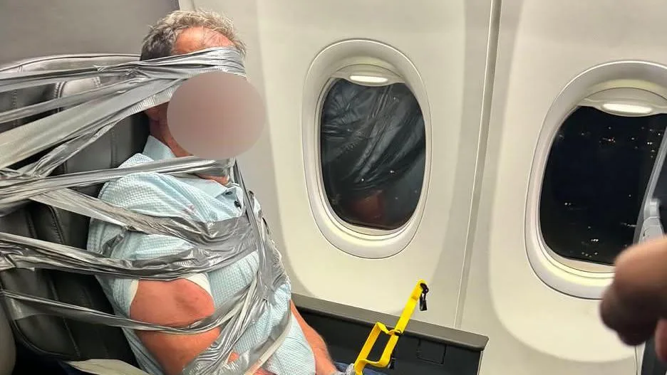 Duct-tape plane passenger: Layne Lundeen breaks silence following bizarre mid-air meltdown that cost his job