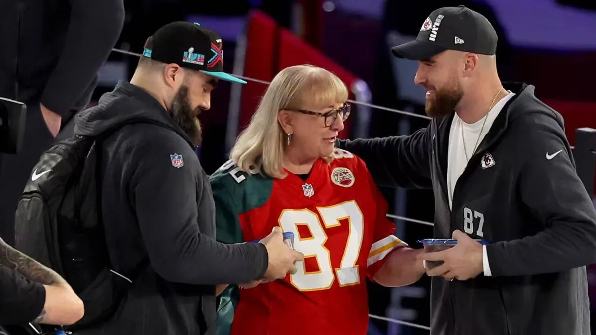 Donna Kelce reveals the challenges of raising NFL stars Jason and Travis