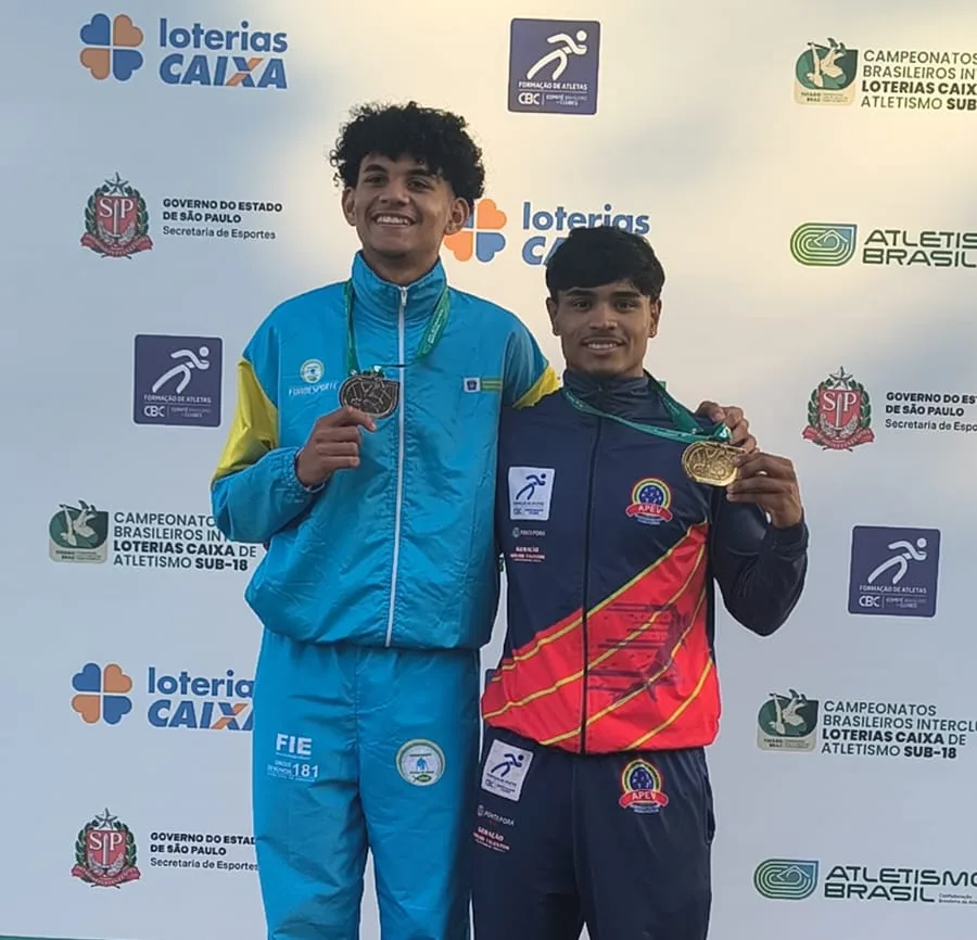 MS faz dobradinha inédita com ouro e prata nos 400m do Brasileiro Sub-18