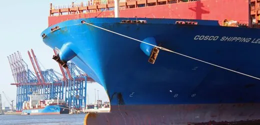 Chinas Cosco-Schiffe spionieren offenbar mit Hightech-Gerät Militärfunk aus
