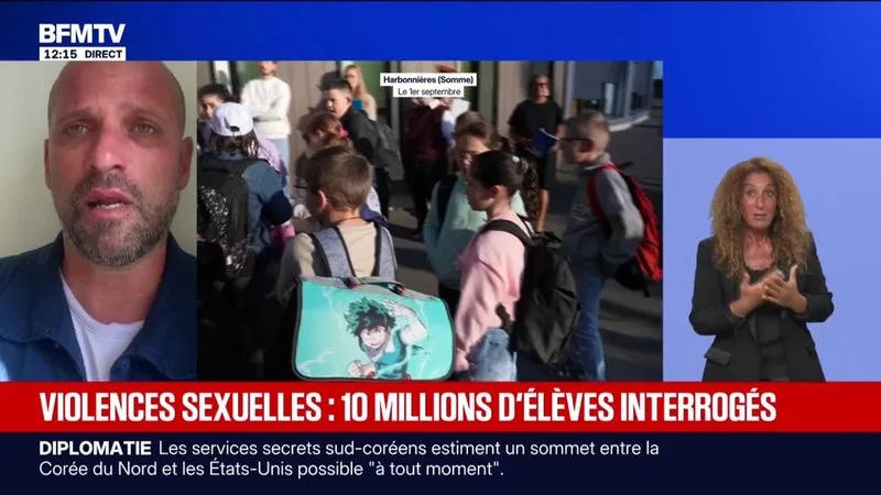 Questionnaire sur les violences sexuelles distribué aux élèves: "Aucune commission n'a fait une préconisation comme celle-là", affirme Arnaud Gallais (Mouv'Enfants)