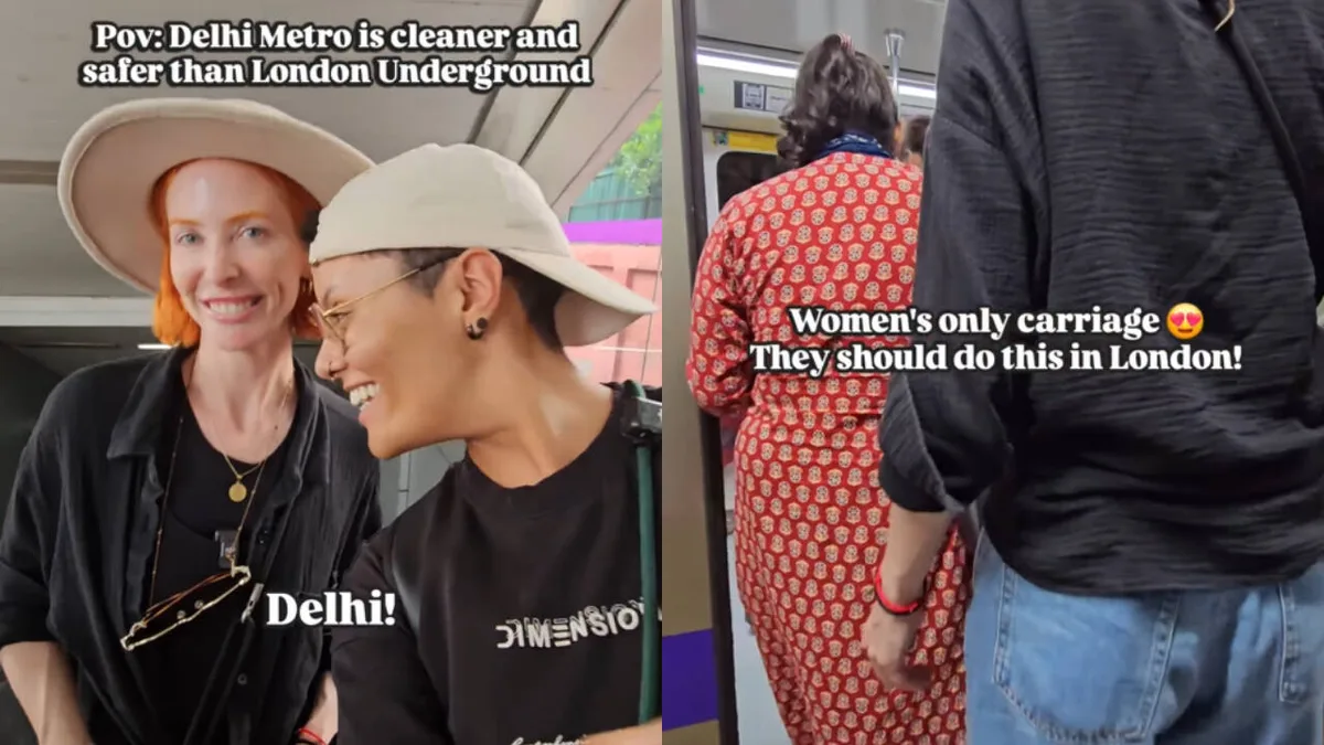 'Genuinely cleaner and safer': Foreign tourists praise Delhi Metro