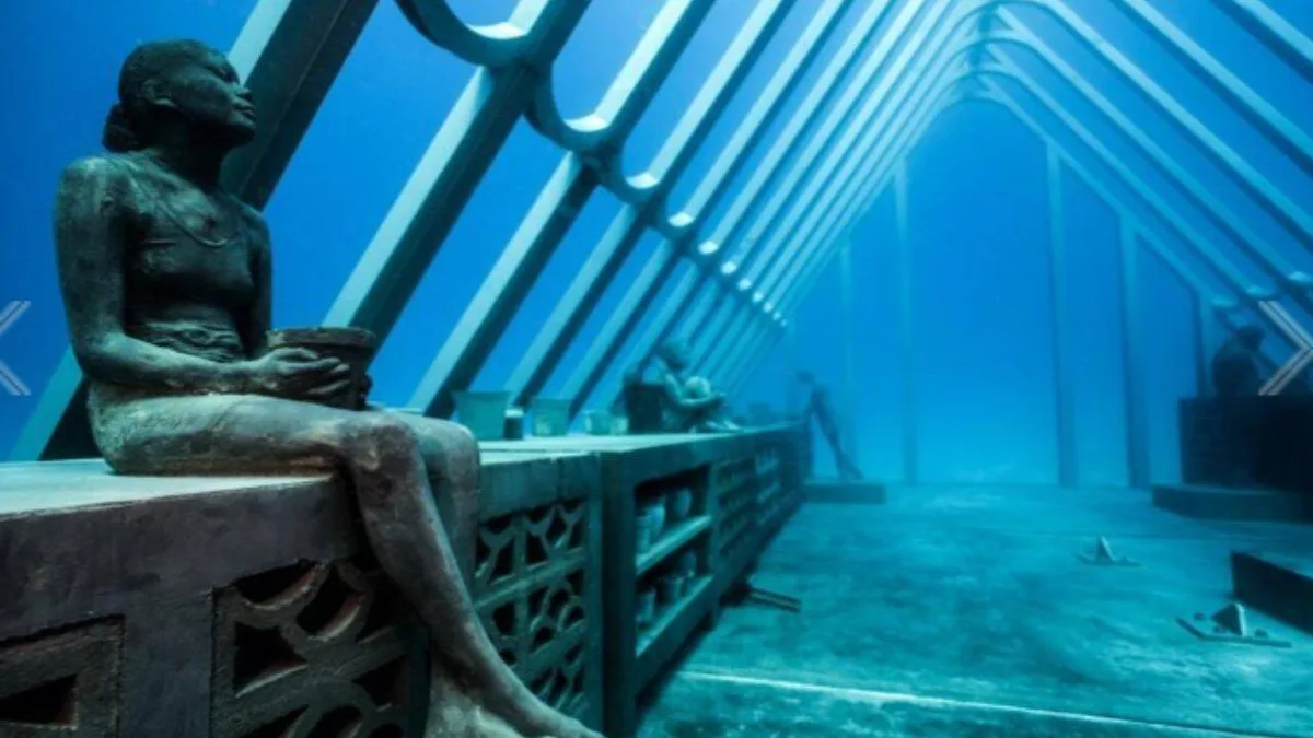 In 2019, Australia submerged a 165-tonne artwork beneath the Great Barrier Reef