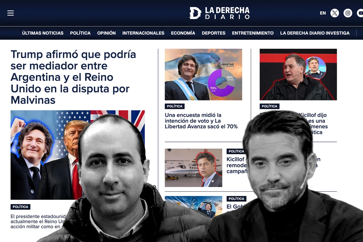 La Derecha Diario: militancia libertaria, agresiones y negocios oscuros