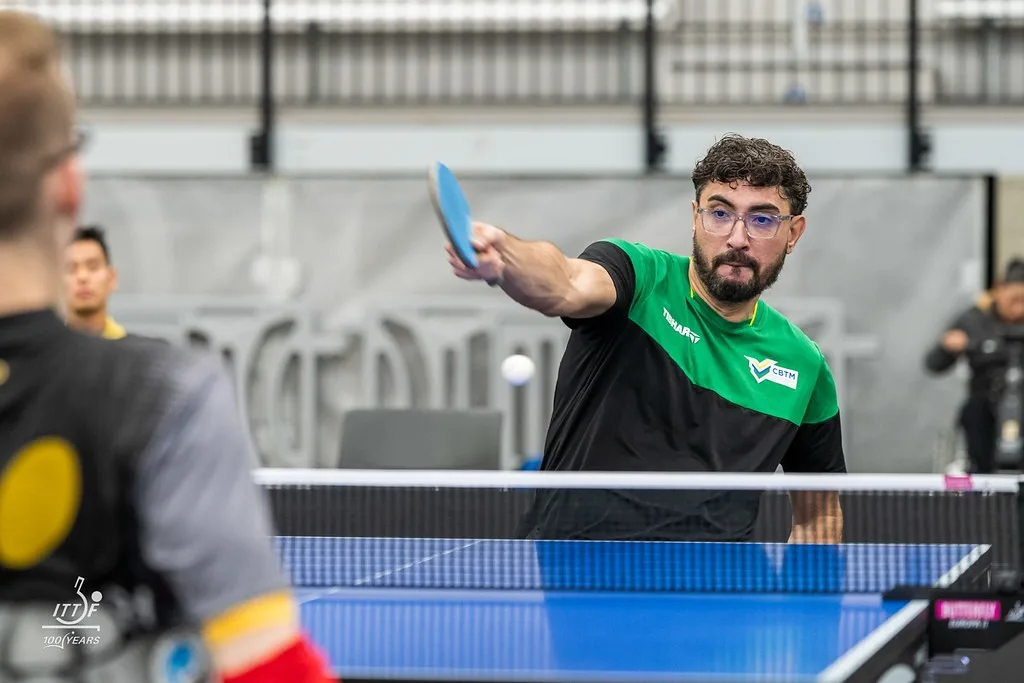 Mesatenista Fábio Silva ganha duas medalhas no ITTF Para Elite nos EUA