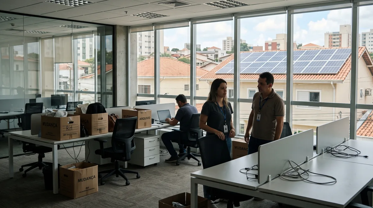 Empresa de energia solar entra em falência e 718 trabalhadores se despedem em corte que atinge mais da metade da equipe