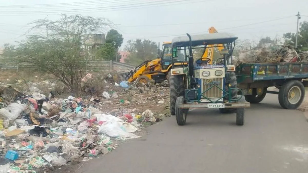 Garbage dumped in land acquired for Coimbatore airport expansion removed