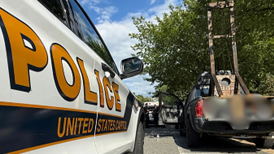 California man arrested after guillotine spotted in back of pickup truck across from US Capitol