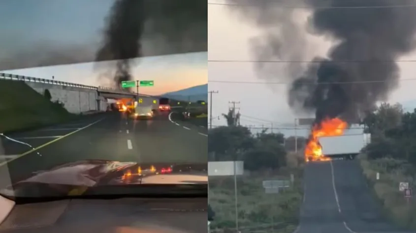 Operativo contra crimen organizado desata el bloqueo de varias vías en el oeste de México