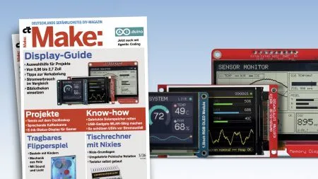 heise-Angebot: Jetzt in der Make 5/26: Display-Guide