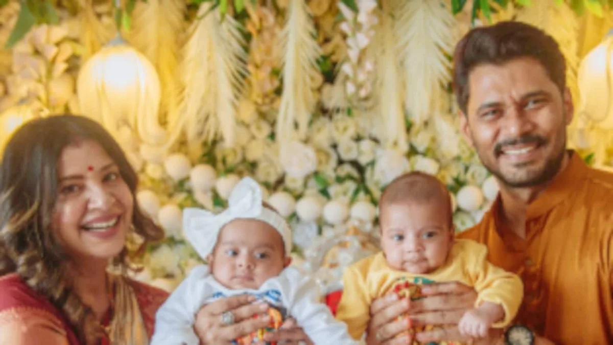 Sambhavna Seth, Avinash Dwivedi Reveal Faces And Names Of Twins On Ganesh Chaturthi