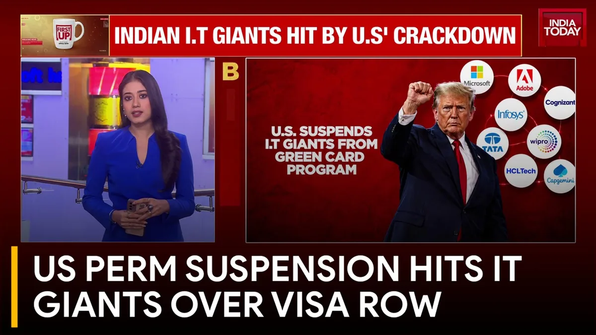 US Green Card Crackdown: Trump Govt Suspends PERM For TCS, Infosys, Microsoft