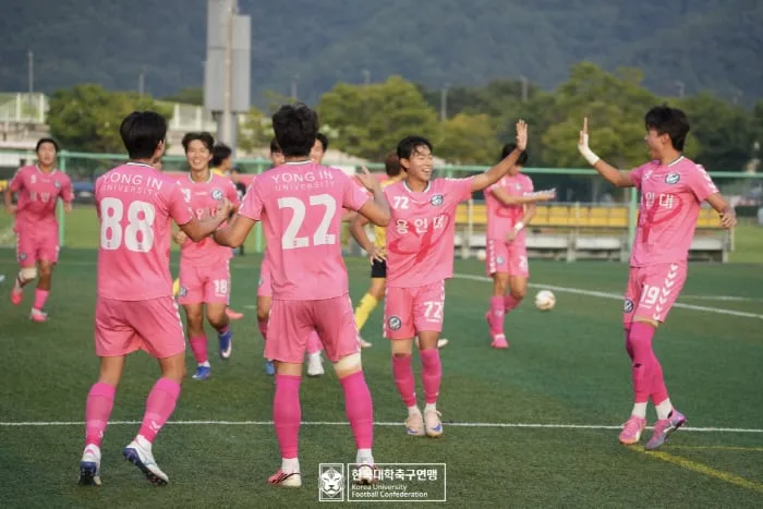 [대학축구]'선문대vs숭실대→인제대vs중앙대' 종착역 향해 가는 1·2학년 대학축구연맹전, 준결승 대진 완성