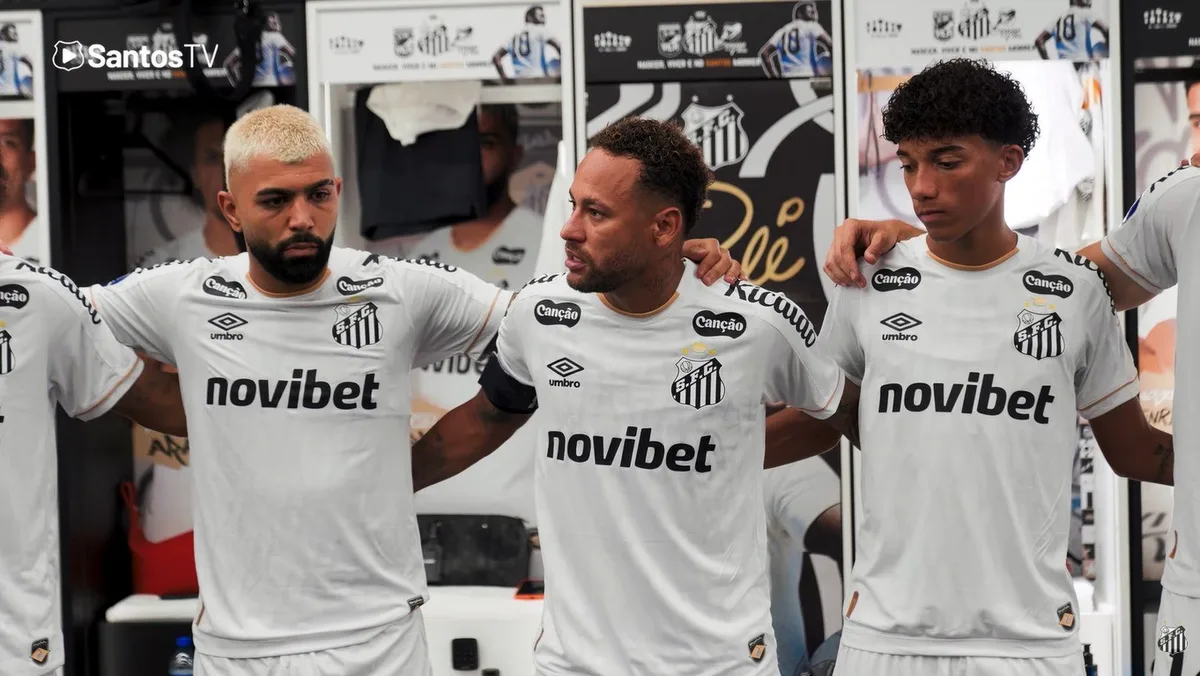 Neymar pede mudança de postura a elenco do Santos: "A gente é um time, c..."