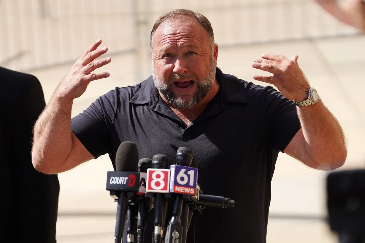 Alex Jones no longer on-the-hook for $50 million owed to Sandy Hook families—but he still has $1.25 billion looming over his head