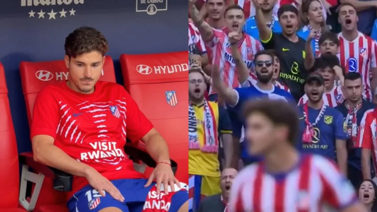 Silbidos, castigo y momento incómodo para Julián Álvarez: la reacción de la hinchada del Atlético de Madrid en el Metropolitano