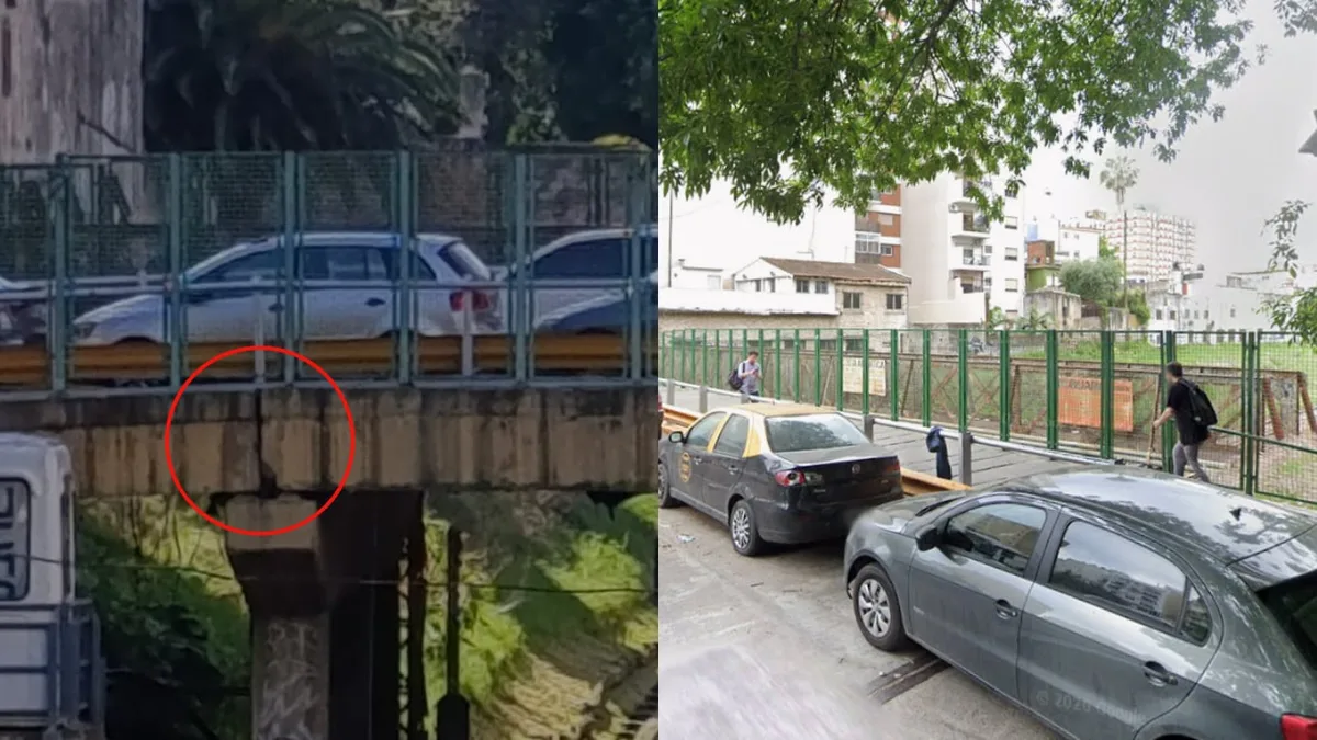 Preocupación en Caballito: vecinos reclaman que se revise el estado de un puente por el que pasará el TramBus