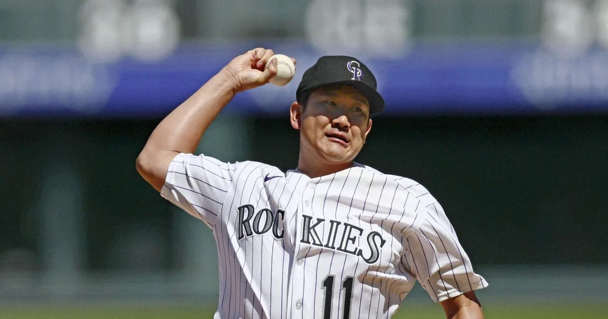 ロッキーズ菅野智之6回3失点、勝敗付かず 大谷翔平は1番出場