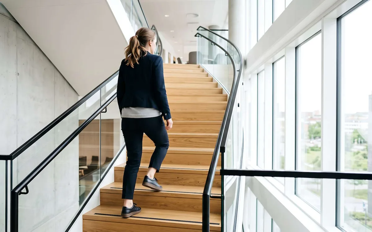 Oubliez les 10 000 pas par jour : voici combien d'étages monter pour réduire le risque d'infarctus de 40 %