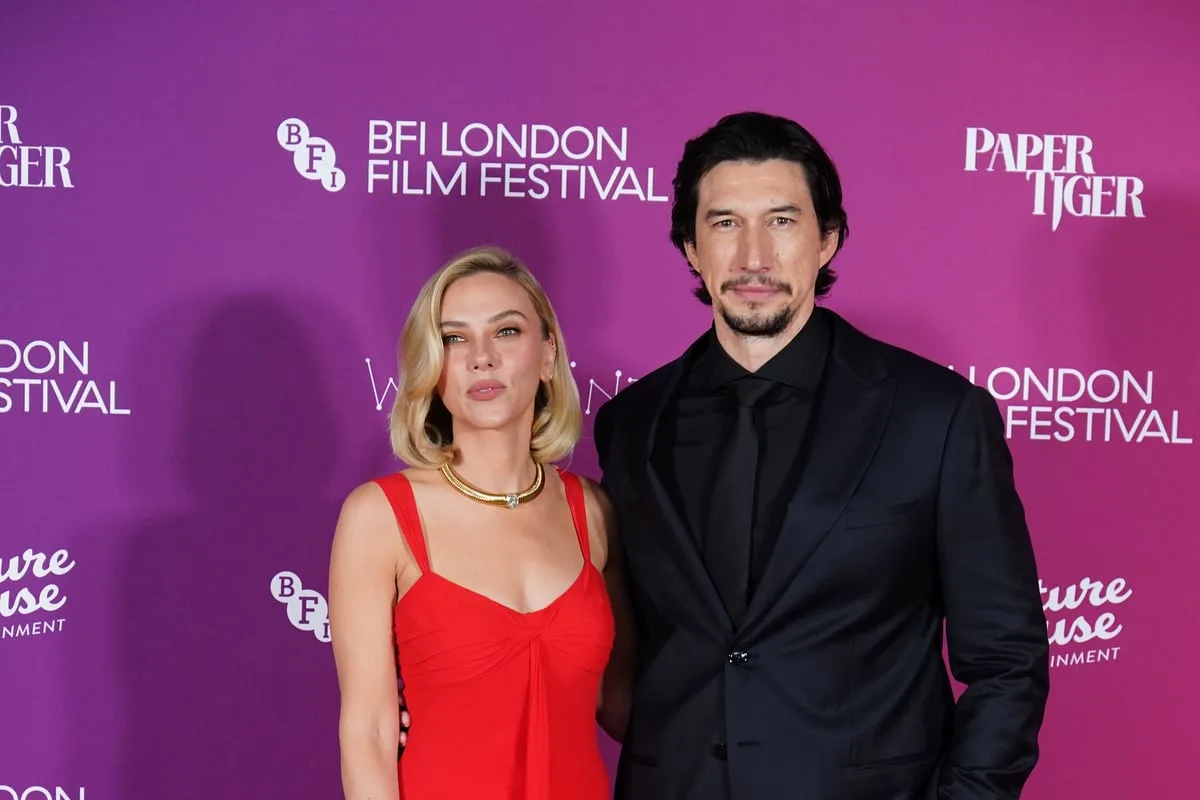 Scarlett Johansson says ‘comfort’ with Adam Driver helped new film Paper Tiger