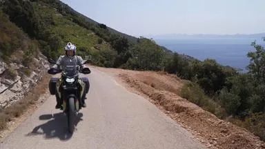 Mit dem Motorrad durch Kroatien