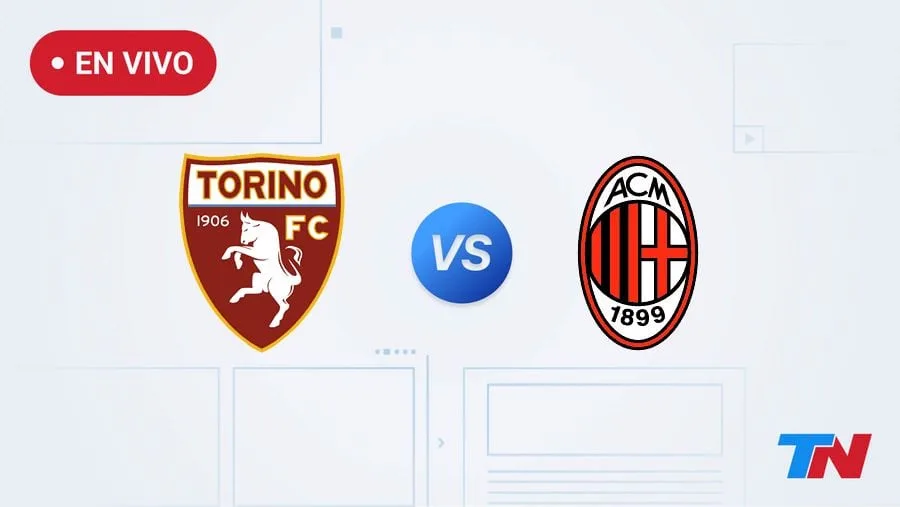 Torino vs Milan en vivo por la fecha 1 de la Serie A de Italia: hora, dónde ver y formaciones
