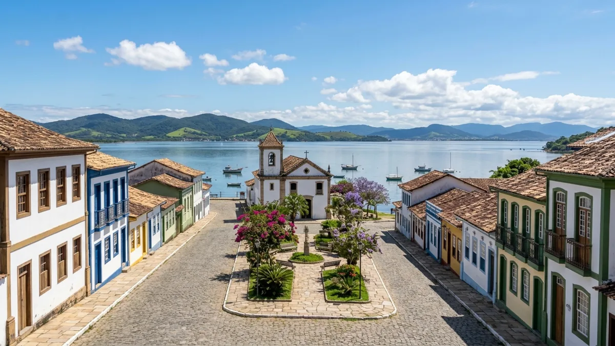 Vizinha de Florianópolis por uma ponte: a cidade fundada por 182 casais açorianos guarda o teatro mais antigo de Santa Catarina