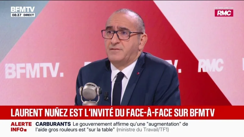Manifestations contre la loi sur la présomption de légitime défense pour les forces de l'ordre: "Tout cela traduit une défiance vis-à-vis des forces de sécurité intérieure", estime Laurent Nuñez