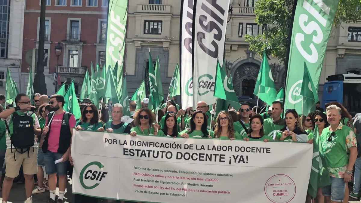 CSIF pide ante el Ministerio de Educación un Pacto de Estado para "estabilizar el sistema" tras los malos resultados del informe PISA