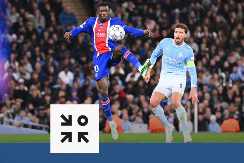Ousmane Dembélé, un but et une heatmap d'hyperactif en première période avec le PSG face à Manchester City