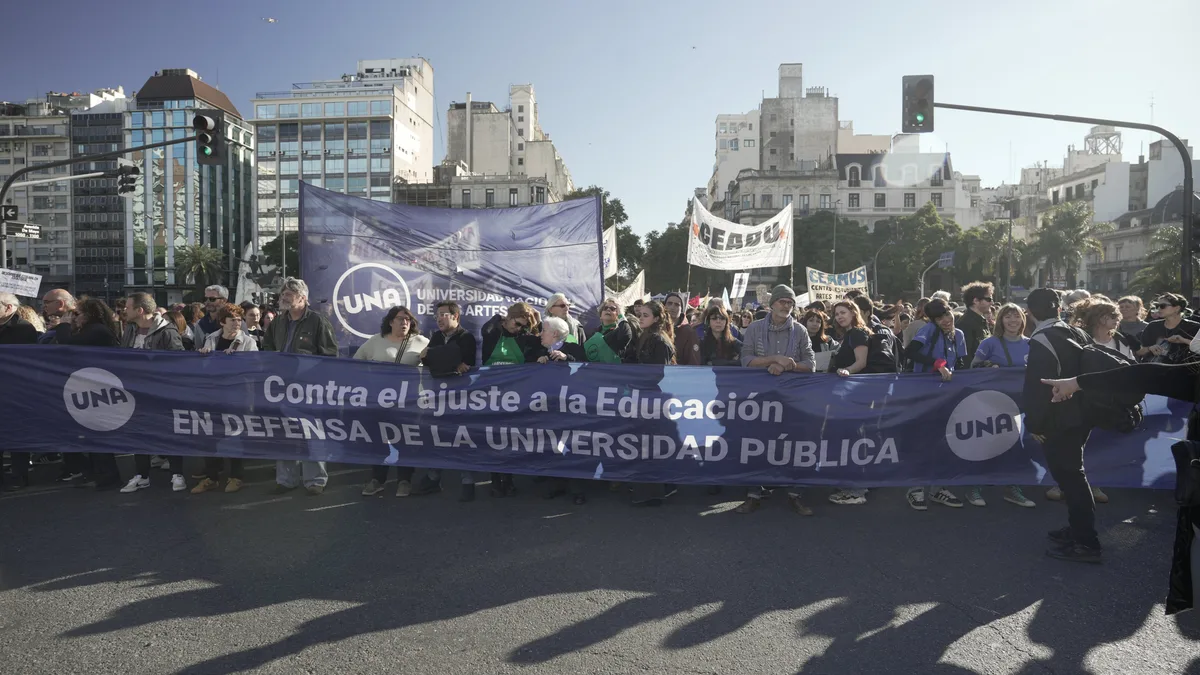 El Gobierno enfrenta una nueva marcha universitaria en medio del conflicto por la Ley de Financiamiento