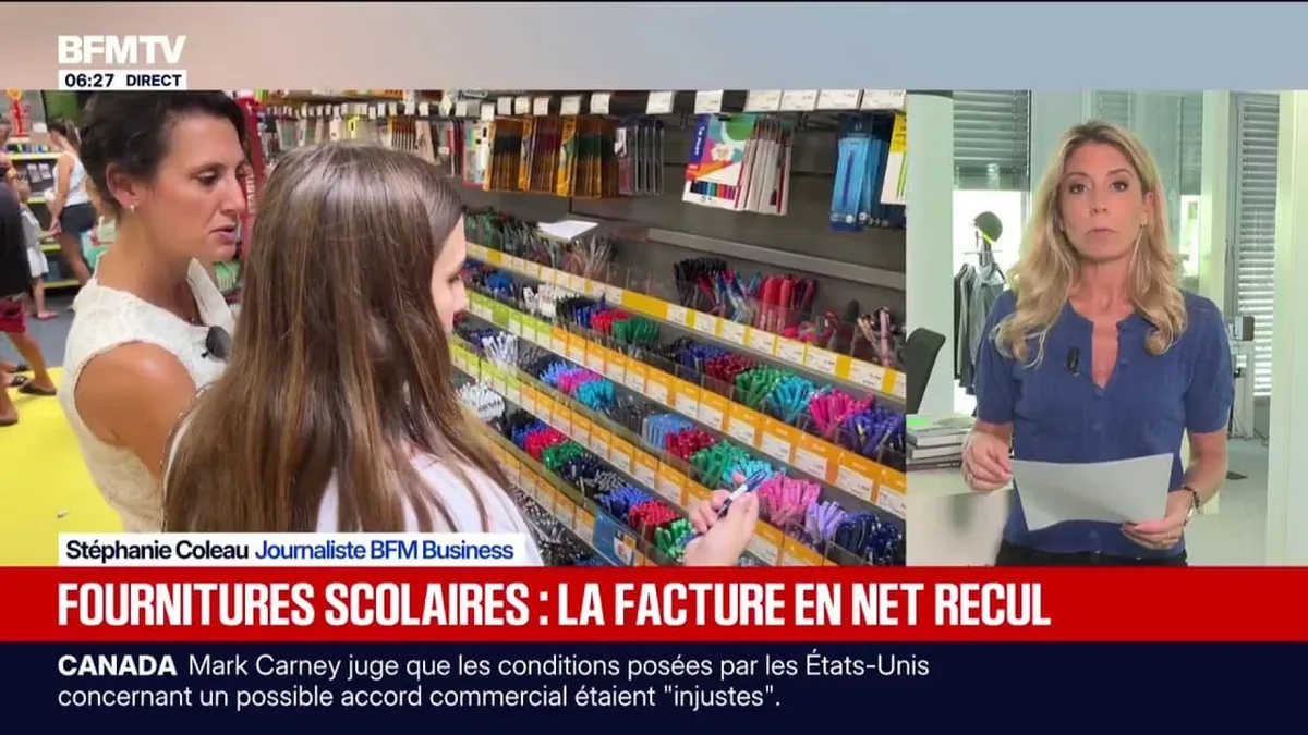 Rentrée scolaire: les prix des fournitures scolaires en net recul cette année, vigilance sur le lieu d'achat du matériel