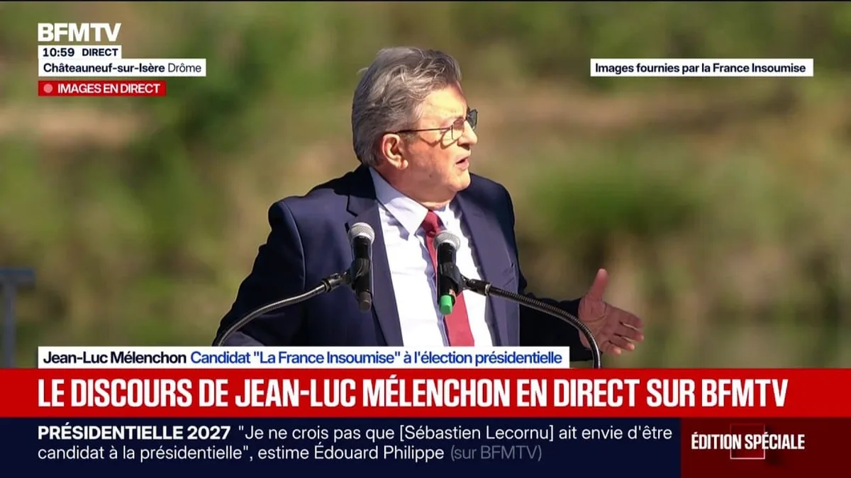 Présidentielle 2027: "La victoire est possible", lance Jean-Luc Mélenchon, candidat LFI