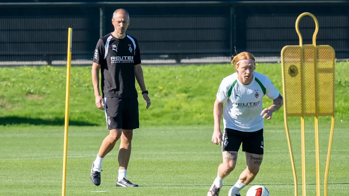 Lichte leitete Einheit - Gladbach-Training noch ohne neuen Chef