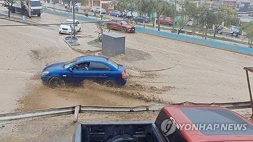 6년 동안 올 비가 하루 만에…칠레 북부지역에 비상사태 선포